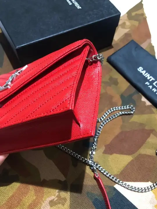 WALLET CHAIN YSL MATELASSÉ CASSANDRE 0707